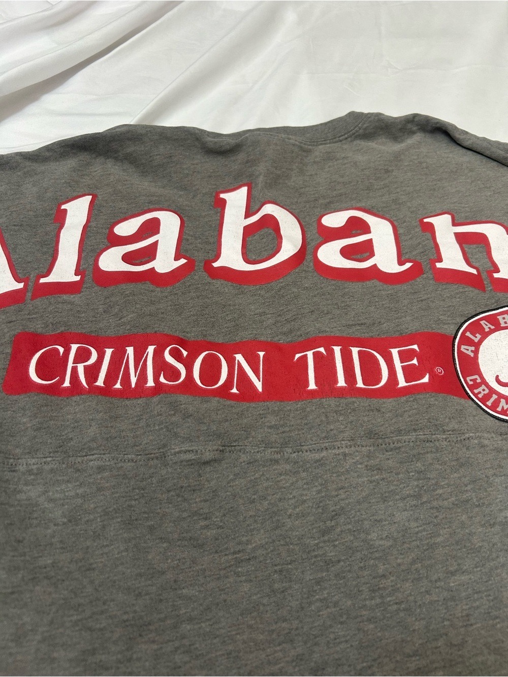 Knights Apparel Alabama Crimson Tide L Long Sleeve  Women’s Collegiate Oversized - Picture 13 of 14